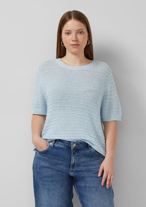 Produktbild s.Oliver Pullover mit Ajourmuster (44)