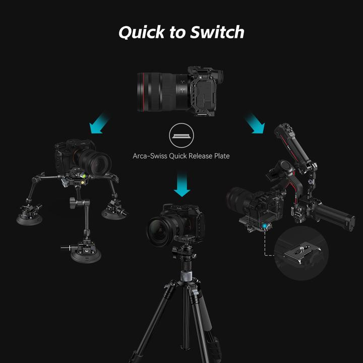 Image du produit SmallRig Support Port. Support de caméra à aspiration double SC-2K (Accessoires vidéo divers)