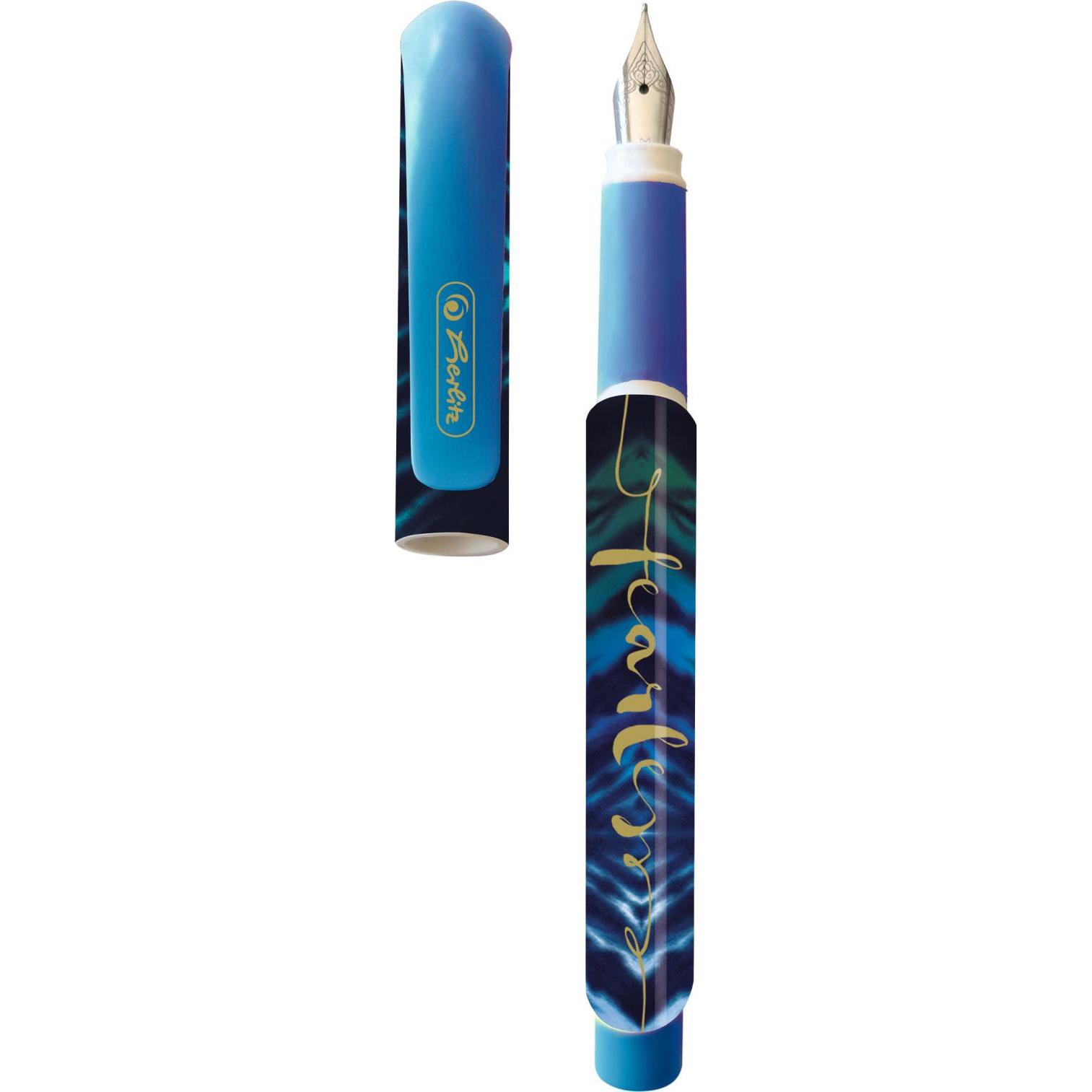 Thumbnail - Herlitz, Schreibstifte, Füllhalter New Batik Fearless (Blau, Blue, 1 x)