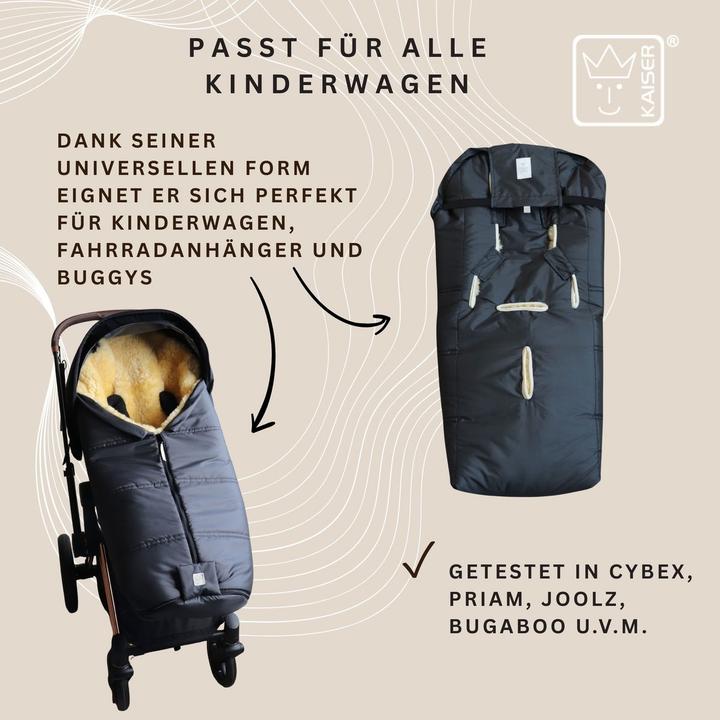 Image du produit Kaiser Baby Kaiser Lammfell Fusssack Iglu 2.0, anthracite
