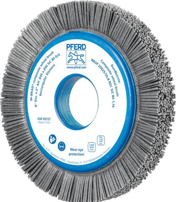 Actual product image Pferd Round brush with plastic body. not knotted RBUP 20025/50.8 REC SiC 80 1.14 (80)