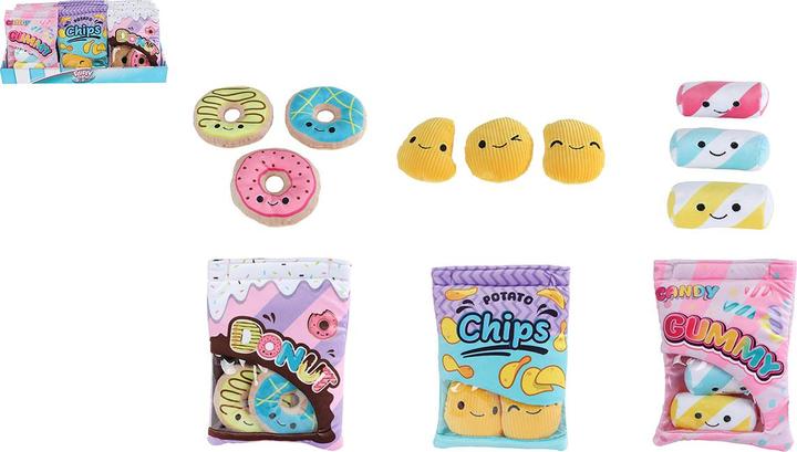 Image du produit Sombo Fluffy Snack peluche ass. display (21 cm)