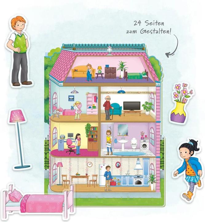 Actual product image Sticker House Topmodels 23x31 cm 24 pages