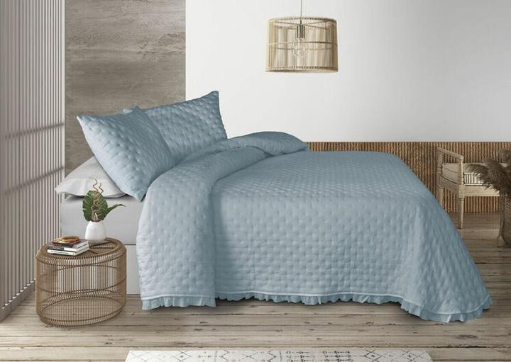 Productafbeelding Pierre Cardin Steppdecke AROA Blau Einzelmatratze (2 Stücke) (180 x 270 cm)
