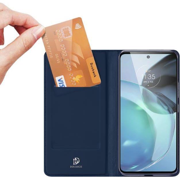 Thumbnail - Dux Ducis Skin Pro Series Bookcover (Motorola Moto G72), Smartphone Hülle, Blau