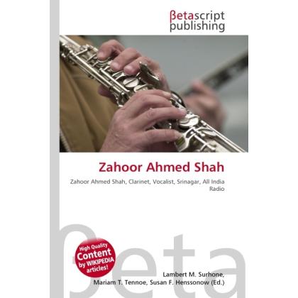 Zahoor Ahmed Shah, Fachbücher von Lambert M. Surhone, Miriam T. Timpledon, Susan F. Marseken