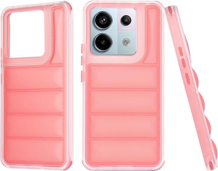 Techsuit - Wave Shield - Xiaomi Redmi Note 13 Pro 5G / Poco X6 - Red (Xiaomi Poco X6, Xiaomi Redmi Note 13 Pro 5G)