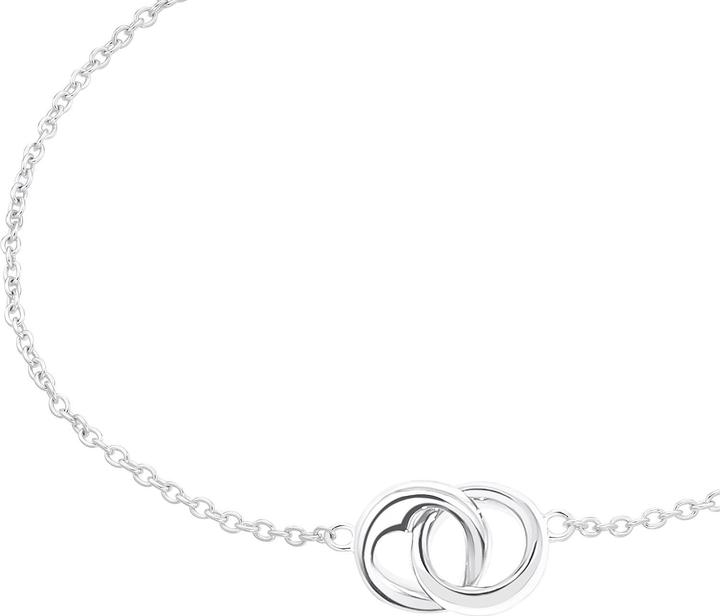 Produktbild S.Oliver Armschmuck für Damen, 925 Sterling Silber | Herz (17 cm, 925er Silber)