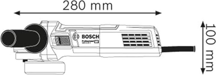 Produktbild Bosch Professional Winkelschleifer GWS 9-125 S, mit Aufnahmeflansch (125 mm)