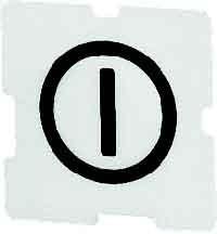 Produktbild Eaton Einlegeschild, transparent, Symbol Pfeil 93264