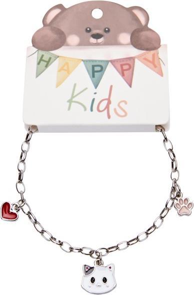 Immagine prodotto HCA Armband - "Happy Kids" - 3 Anhänger - Katze (15 cm)