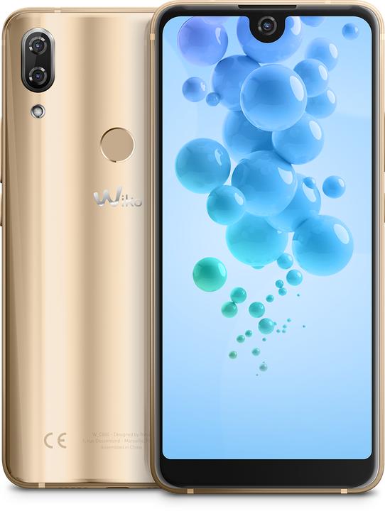 Wiko View 2 Pro (64 GB, Gold, 6", Hybrid Dual SIM, 4G)
