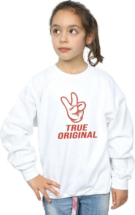 Actual product image Disney Girls Mickey Mouse True Original Sweatshirt (140, 146)