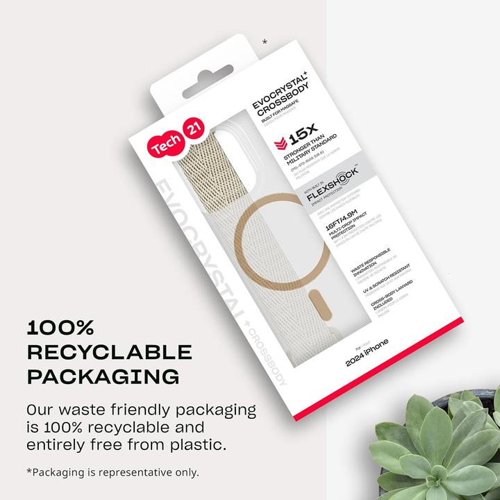 Produktbild tech21 EvoCrystal con Laccio a Traversa (Apple iPhone 16 Pro Max)