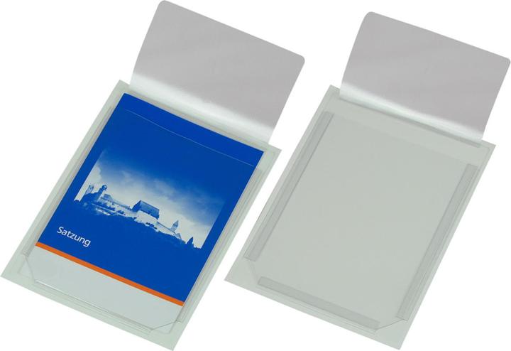 Actual product image Eichner 10 document sleeves self-adhesive transparent (A5, 10 x)