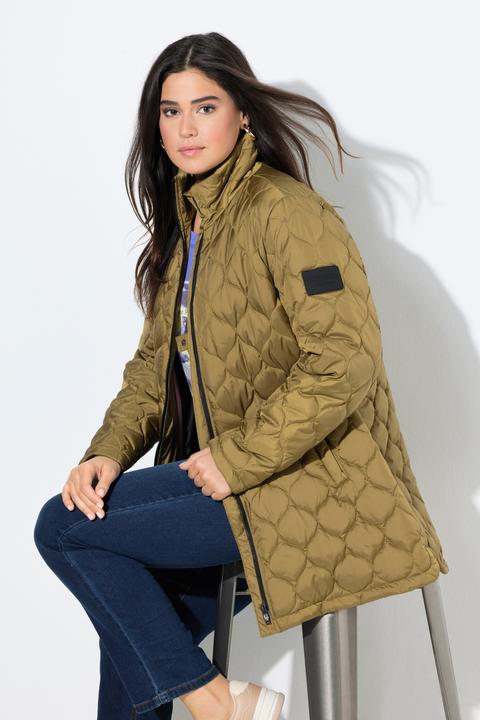 Produktbild Ulla Popken HYPRAR Steppjacke, wasserabweisend, Stehkragen (50, 52)