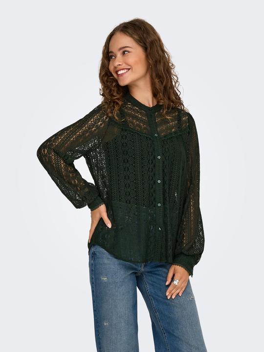 Produktbild Only Onlreba Lace L/S Shirt Wvn Noos (M)