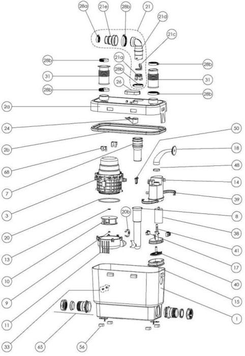 Produktbild SFA Förderanlage, s Modell (Schmutzwasserpumpe)