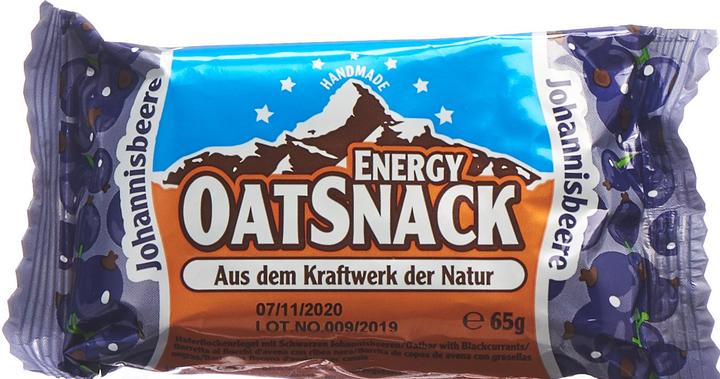 Actual product image Energy OatSnack Oatsnack Energy Blackcurrant 65 g (1 pcs., 65 g)