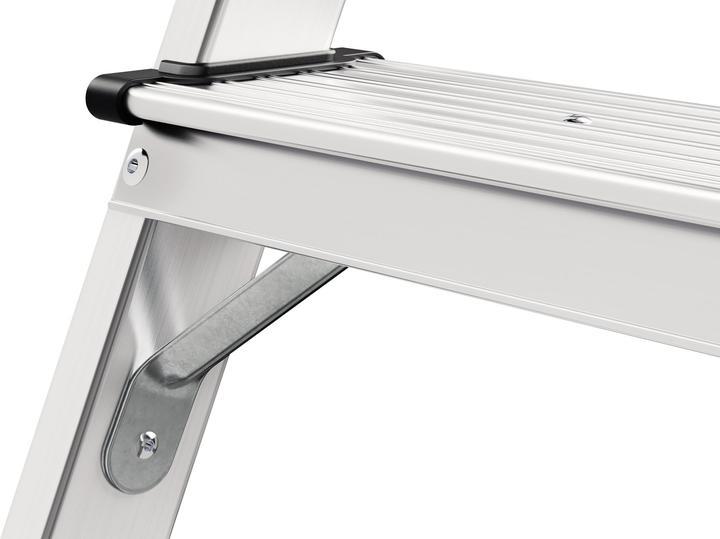 Produktbild Hailo D60 StandardLine, Alu-Sicherheits-Doppelstufenleiter, 2 x 5 Stufen (Trittleiter, 265 cm)