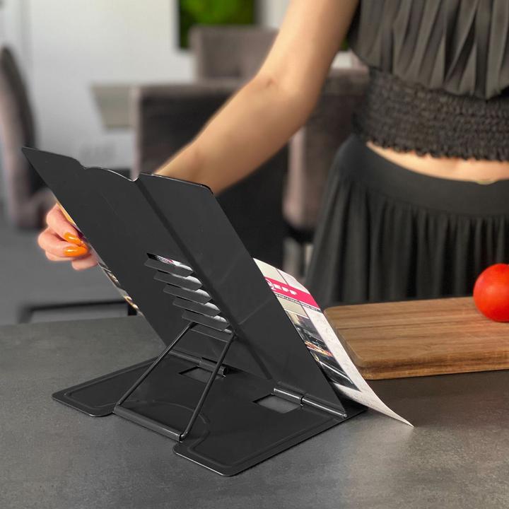 Actual product image Intirilife Reading stand Height-adjustable book stand for school office desk