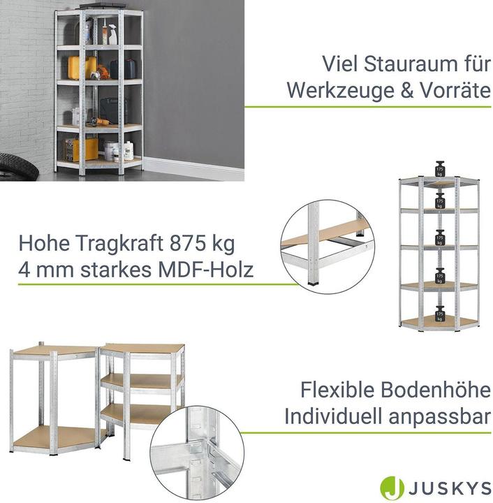 Produktbild Juskys Eckregal