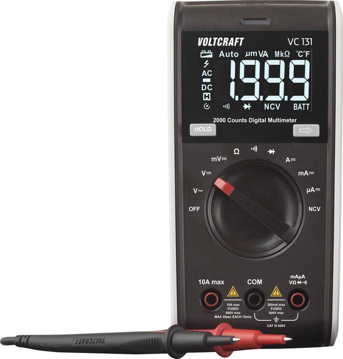 Voltcraft VC131 Digital Multimeter (CAT III 600V)