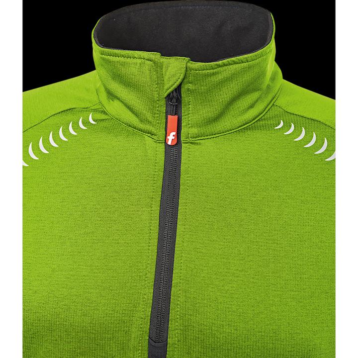 Produktbild Magni Tech-Fleecepullover lime/schwarz meliert Gr. L Fortis Elements (L)