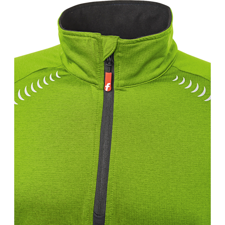 Actual product image Magni Tech fleece jumper lime/black mottled size L Fortis Elements (L)