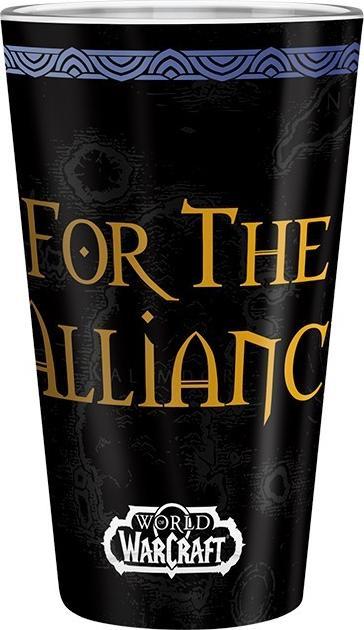 Produktbild ABYstyle WORLD OF WARCRAFT - Large Glass - 400ml - Alliance - box x2 (PC)