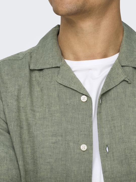 Immagine prodotto Only & Sons Camicia a maniche corte a tinta unita (S)