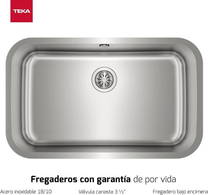 Actual product image Teka BE 74.43 (Undermount sink, 78.70 cm, 48.20 cm)