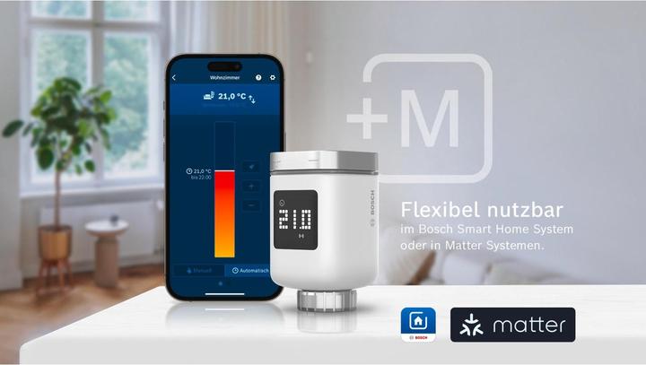 Actual product image Bosch Smart Home Radiator thermostat II (+M)