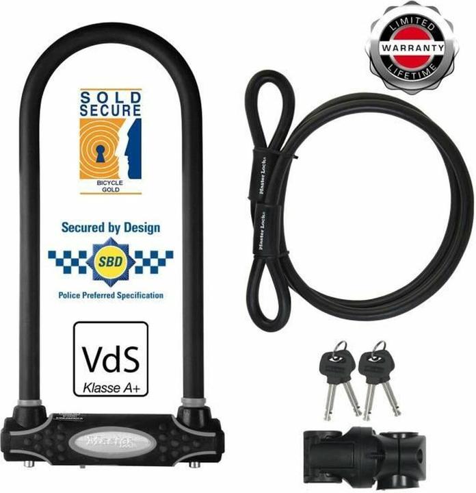 Actual product image Master Lock 8285 LW U-lock (120 cm)