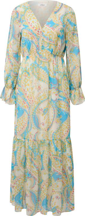 Image du produit s.Oliver Kleid Chiffonkleid mit V-Ausschnitt (36)