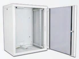 Produktbild Wirewin 19" einteiliger Wandschrank, grau (6 HE, 19 Zoll Rack)