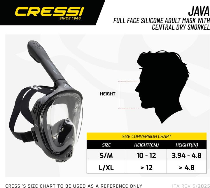 Immagine prodotto Cressi Java Vollgesichtsmaske