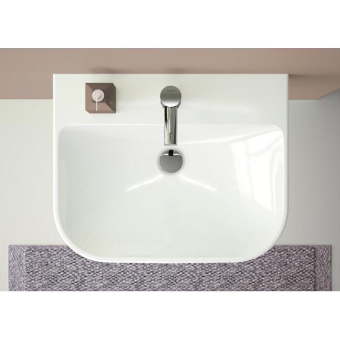 Thumbnail - Geberit, Waschbecken, Waschtisch Smyle 55 cm wei mit Beschichtung 500227018 (480 mm, 550 mm)