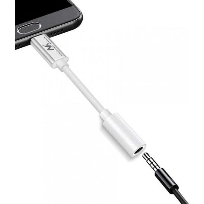Thumbnail - Maclean Adapter USB Typ-C 3,5 mm Mini-Buchse MCTV-847, Audio Adapter, Weiss