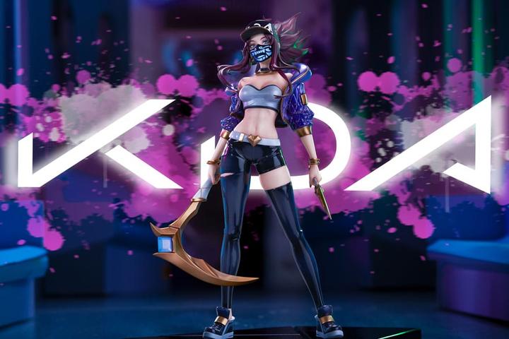 Actual product image Apex League of Legends PVC Statue 1/7 K/DA Akali 25 cm