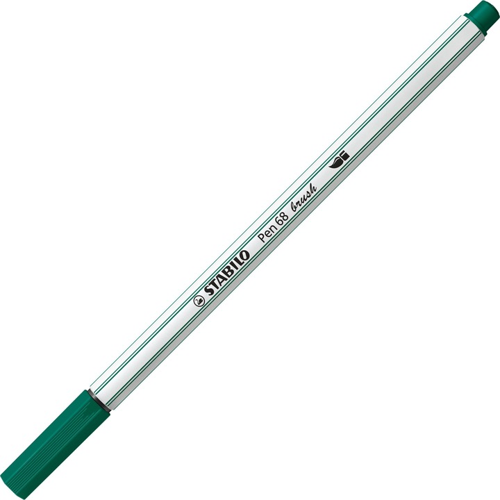 Immagine prodotto STABILO Penna 68 pennello Pennarello Premium (Verde, Verde turchese, 1 x)