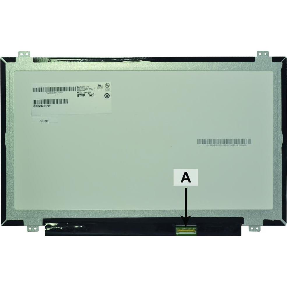 2-Power 14.0 WUXGA 1920X1080 LED Matte w/IPS, Notebook Ersatzteile, Schwarz, Grün
