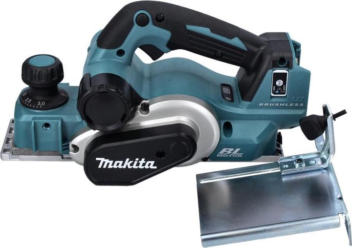 Productafbeelding Makita DKP 181 RGJ Accu schaafmachine korting 82 mm 18 V Brushless + 2x accu 6,0 Ah + lader + Makpac