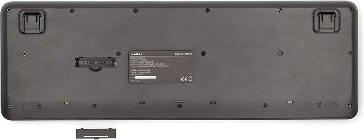 Produktbild Nedis Maus und Tastatur-Set | Wireless | Maus- und Tastaturverbindung: USB | 800 / 1200 / 1600 dpi | (US, Kabellos)