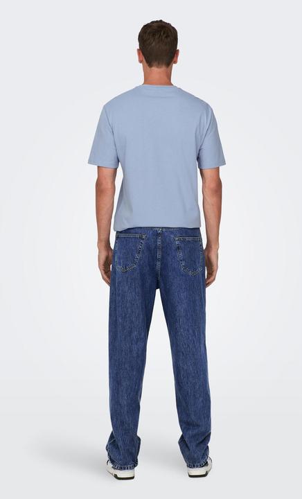 Produktbild Only & Sons ONSFive mittelblaue Loose Fit Jeans