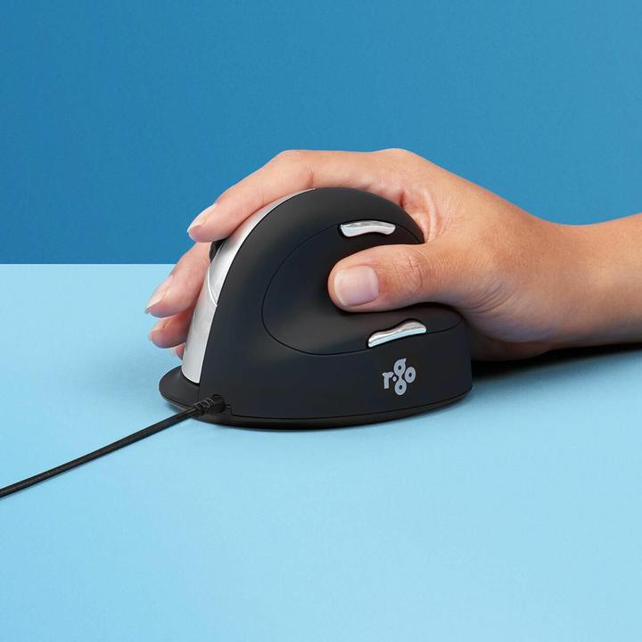 Actual product image R-Go Tools R-Go HE Mouse Ergonomic Mouse, Large (over 185mm) (Cable)