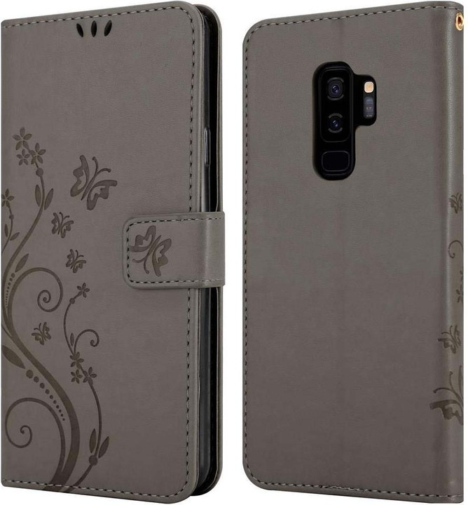 Actual product image Cadorabo Flower Book Cover (Samsung Galaxy S9+)