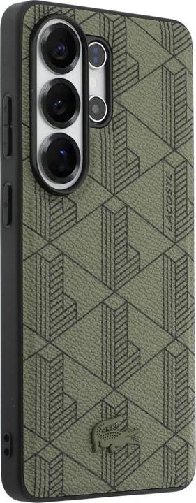 Actual product image Lacoste Case PVC Monogram The Blend MagSafe for Samsung Galaxy S26 Ultra khaki (Samsung Galaxy S26 Ultra)
