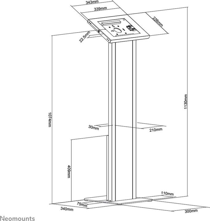 Actual product image Neomounts Floor stand