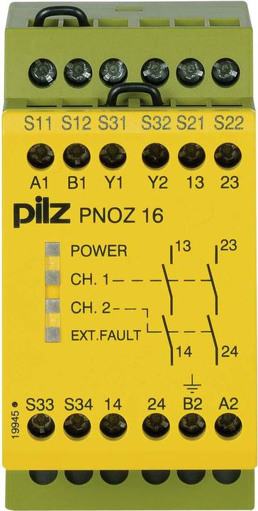 Produktbild Pilz PNOZ 16 110VAC 24VDC